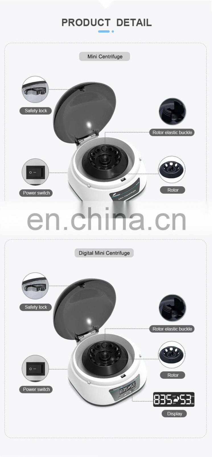 AKMLAB Medical Laboratory Portable Small Centrifuge