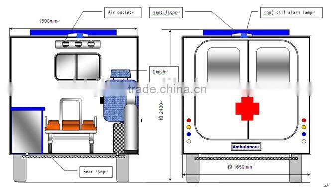 pick up 4WD ambulance