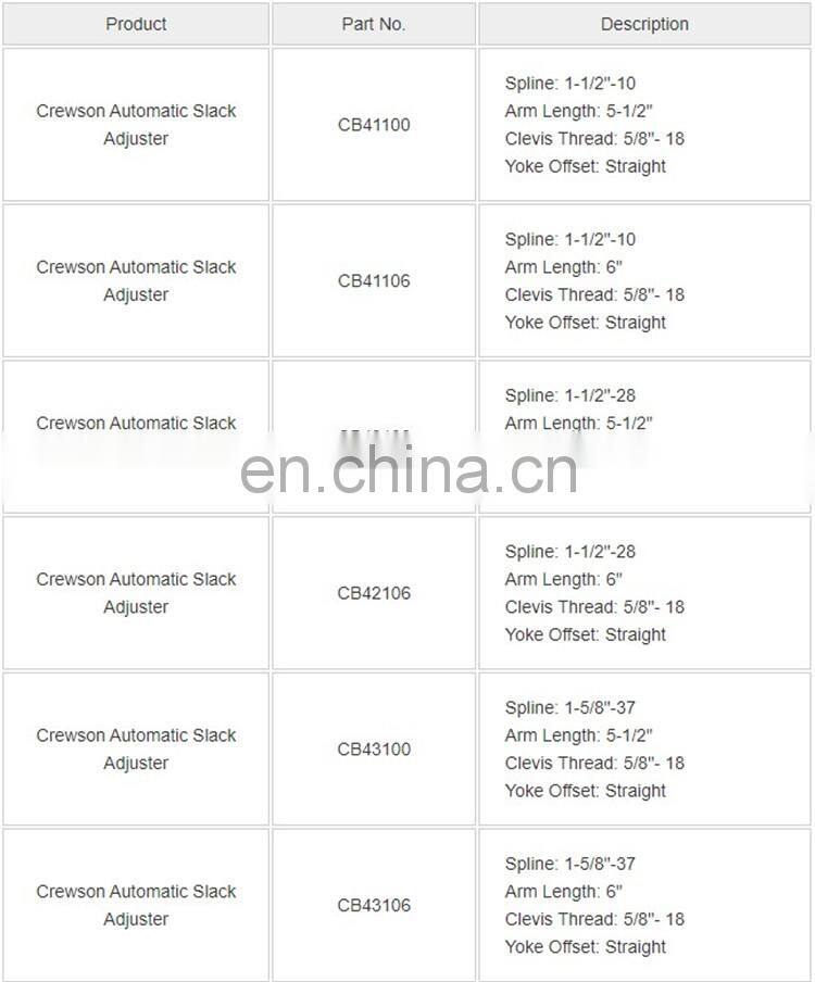 OE Member truck parts brake parts Automatic Slack Adjuster