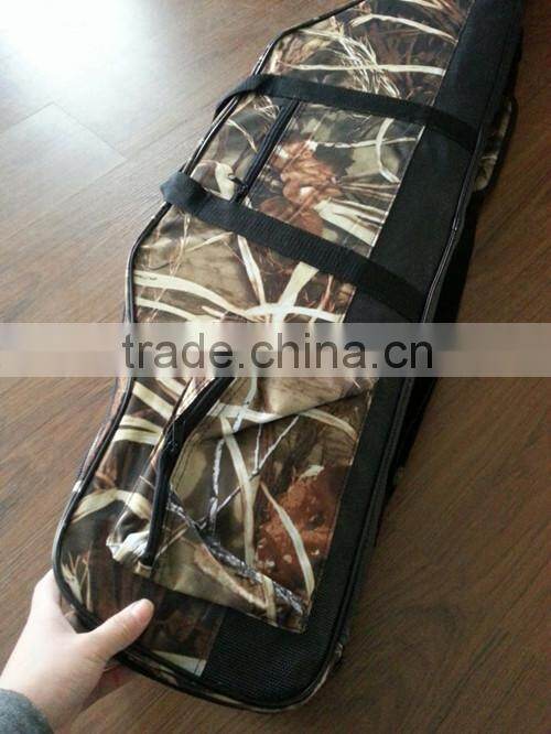 Gun bag with PE plates inserted