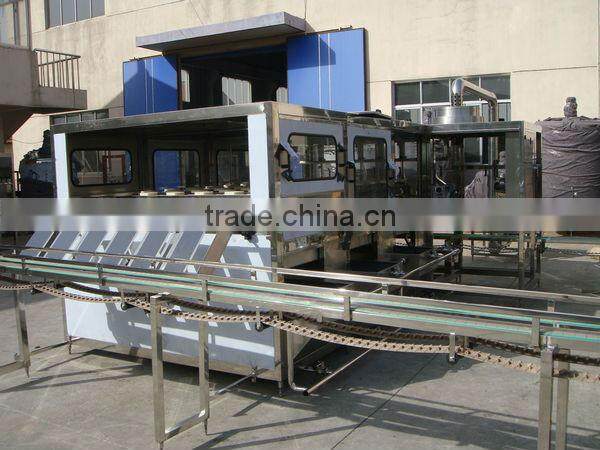 SUS 304 19l barreled pure water filling machine in hot sale