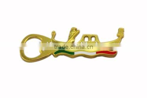 Promotional custom metal bottle openers keychains with fish shape