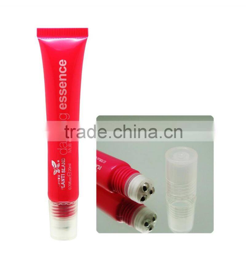 19mm Three roll-on Eye cream Cosmetic Plastic Packaging Tube