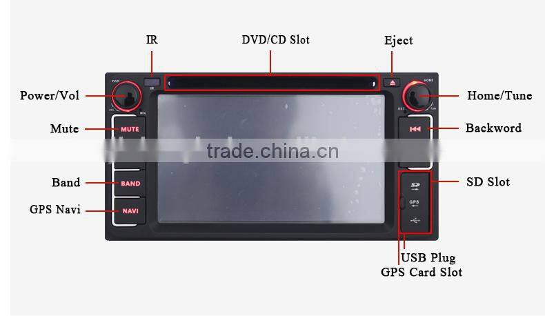 Touch Screen Double Din Car DVD for TOYOTA Car GPS Navi WIFI 3G Digital TV SWC Bluetooth RDS 1080P AUX IN AM/FM MP3/4 Phonebook