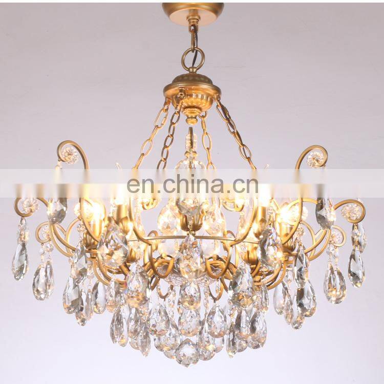 Stainless Steel and K9 Crystal for Living Room Bedroom Restaurant Dining Room 500mm Chandelier