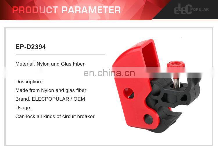 New Products Electrical Safety Nylon MCB Circuit Breaker Lockouts Device