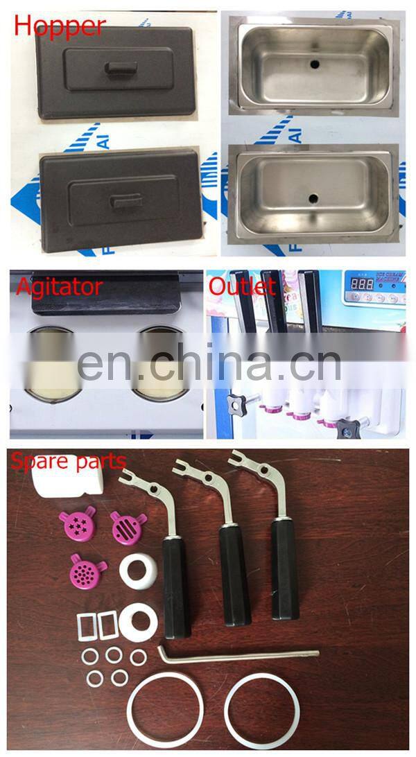 Soft serve ice cream maker