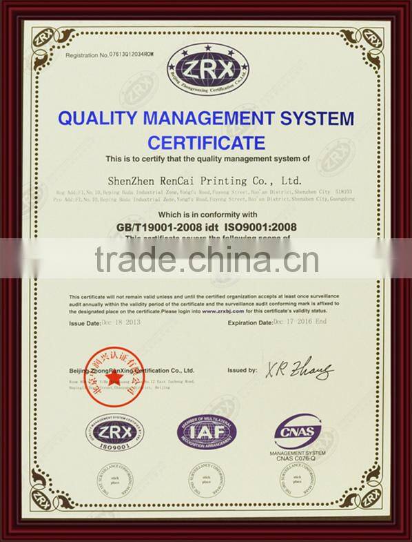 2016 China New Business Gift Paper Crafts Video Greeting Card