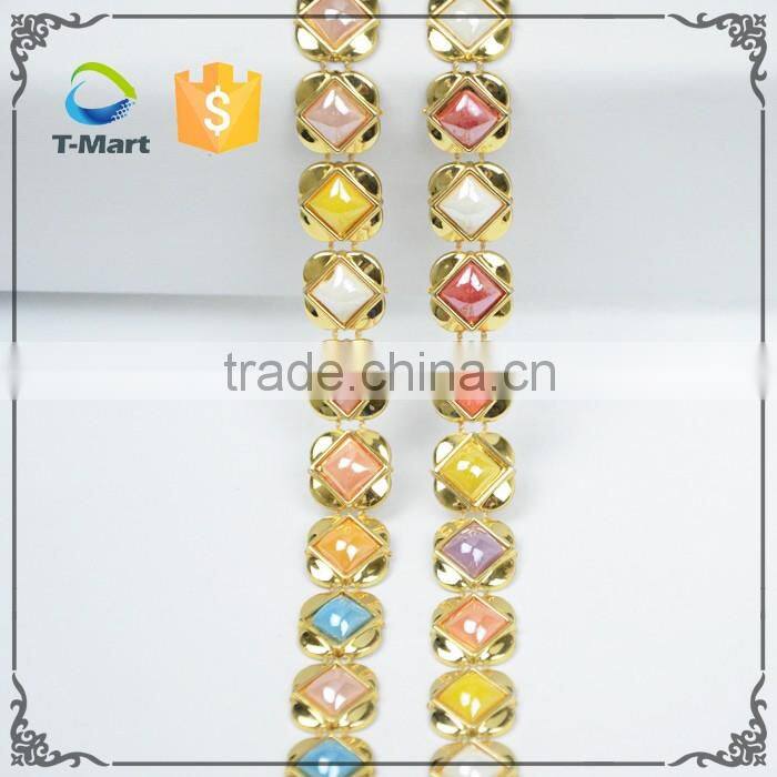 Super Multi color plastic trimming with wholesale price for lady shoes