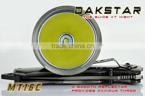 DAKSTAR MT16C XML T6 1015LM 18650 Tactical superbright Military CREE LED Flashlight