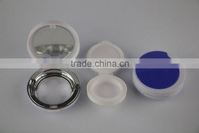 Make-up foundation case with powder puff; new airless air cushion BB cream case compact powder container