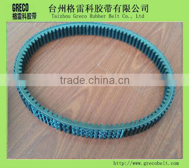 Rubber double sided timing belt