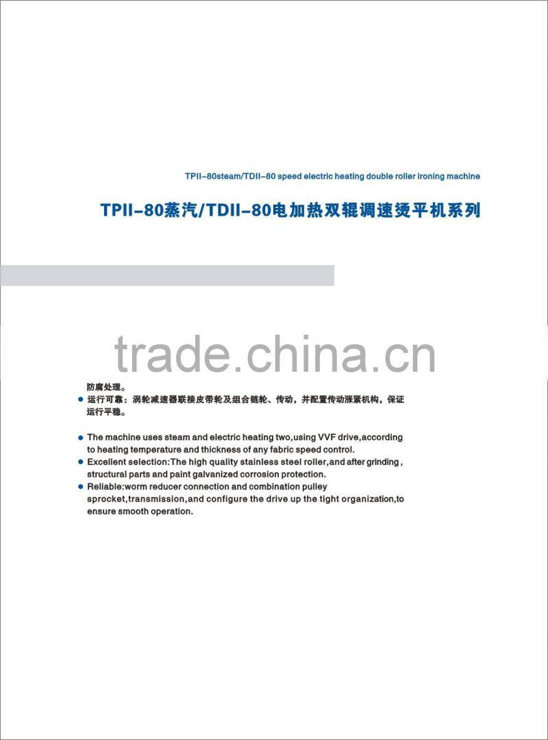 Industrial ironing machine clothes continue ironing, full set laundry equipments, ironing machine's