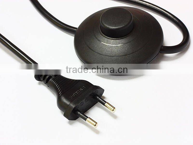 light power cord with inline switch