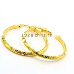 accessories stainless steel big hoop gold earrings designs for girls