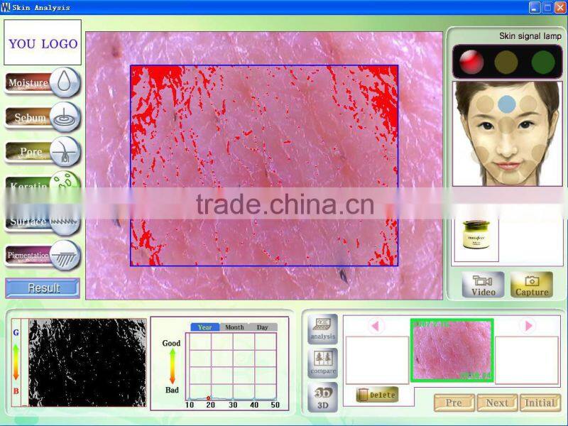 New product for 2014 3d scanner beauty salon equipment