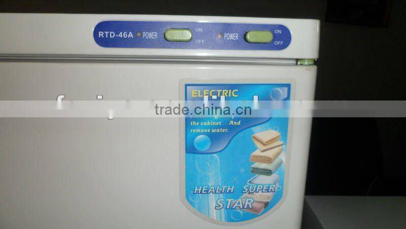 VY-46A 46L Dual chambers hot towel cabinet uv sterilizer