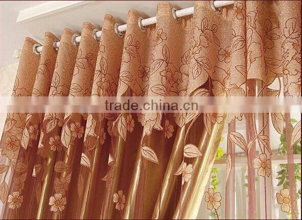 2015 burnt-out curtain curtain fabric for window