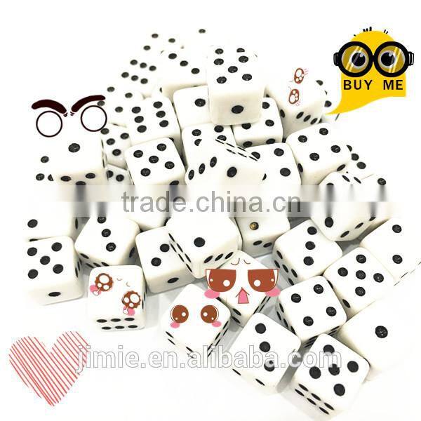 8mm high quality acrylic normal dot mini dice