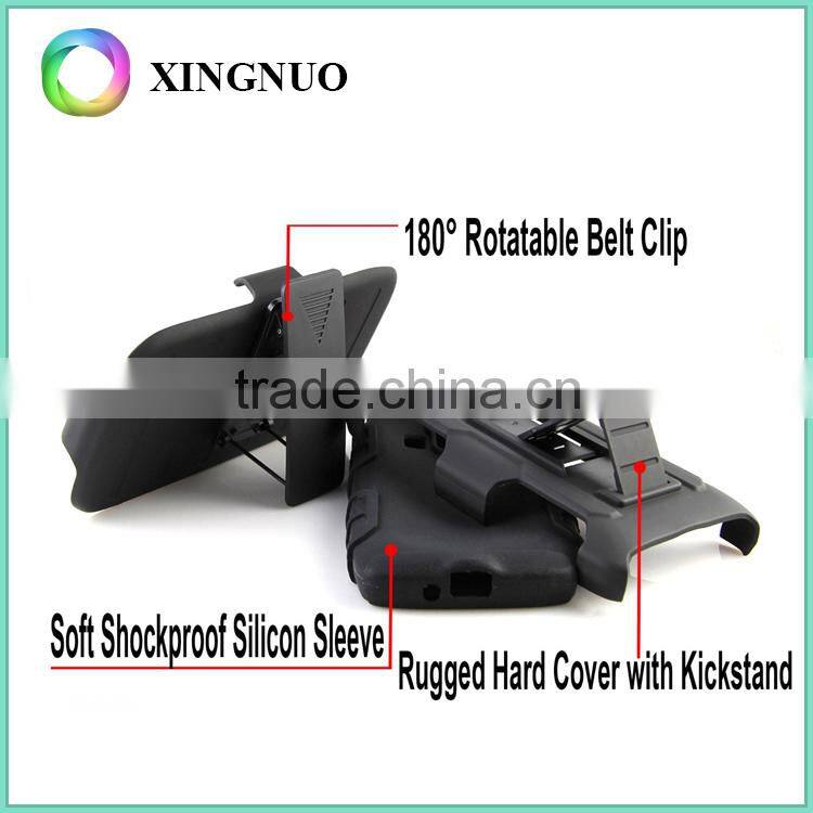 Belt Clip with Kickstand Bumper Case for Kyocera Hydro Icon C6730 Hydro Life C6530