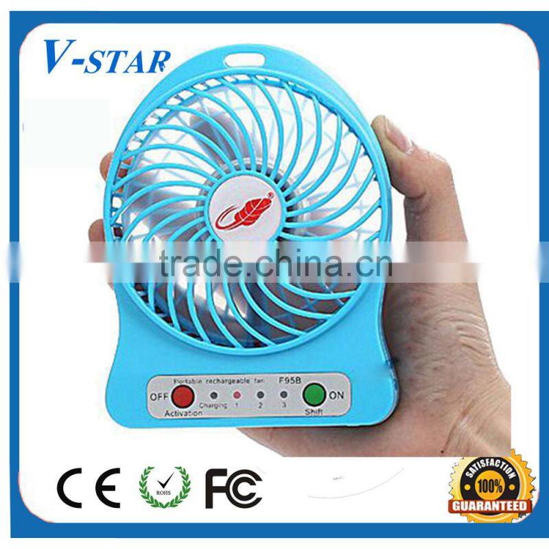 2015 new mini usb fan , rechargeable battery mini fan ,usb portable cooling fan hot selling in alibaba express/mini electric fan