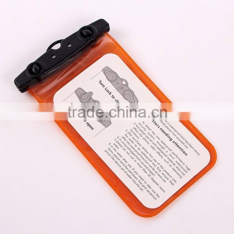 Swimming waterproof Floating Cell phone Pouch Wallet Case Bag