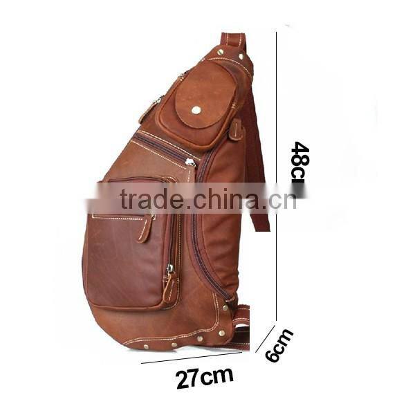 2015 fashionable Outdoor Sports Backpack Crossbody Sling Bag Shoulder Bag Chest Bag for Men