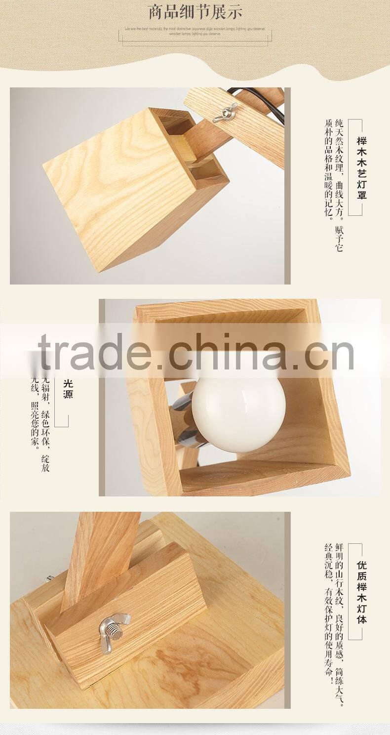 2016 LED Wood table Light JK-879-11 Antique table lamp portable laptop cushion tray table with led light