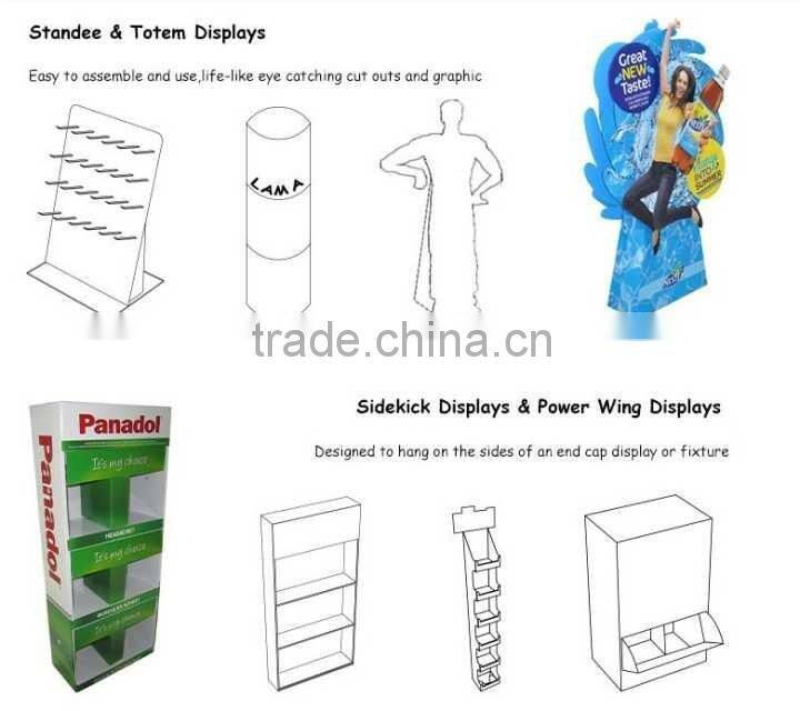 multifunctional cosmetic PDQ cardboard display box