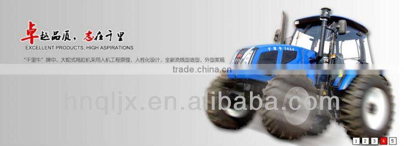 double cylinder QLN-904 farm tractor, 90hp 4*4 YTO Diesel engine