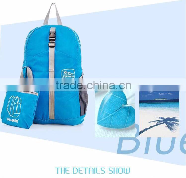 sport leisure bag outdoor hiking shoulder bag folding backpack ultra light