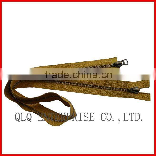 Metal Finished Zipper or Zips