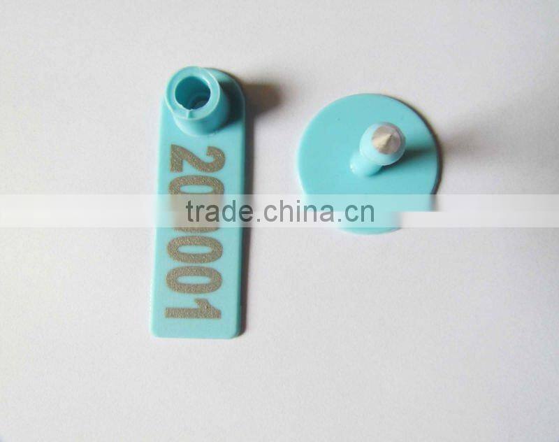 Added length sheep ear tag ,laser ear tag