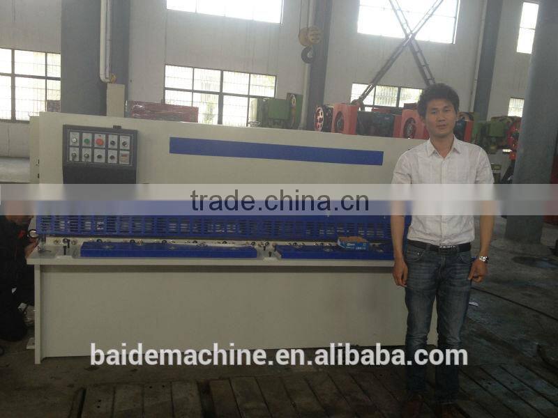 QC12K-10*2500 swing beam hydraulic shearing machineCNC hydraulic shearing machine for sale with a good quality