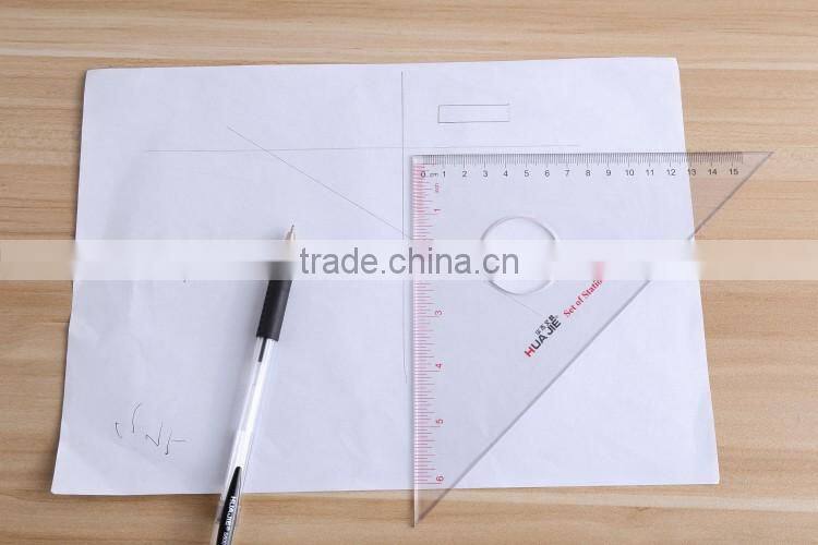 PP Drafting supply plastic triangle ruler Set Square