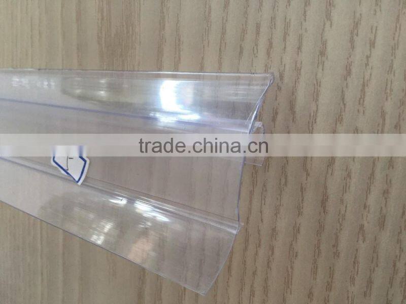 Supermarket shelf price data strip or PVC Flat data strip