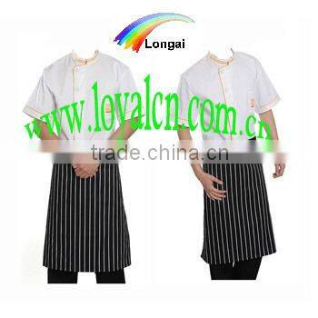2015 Restaurant white chef uniform jacket
