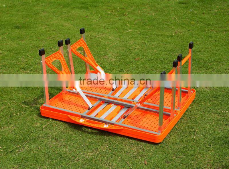 Portable Folding Outdoor Camp Suitcase Picnic Table with 4 Seats