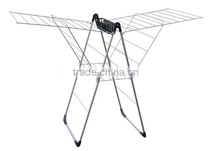 2 tiers Steel folding portable clothes dryer