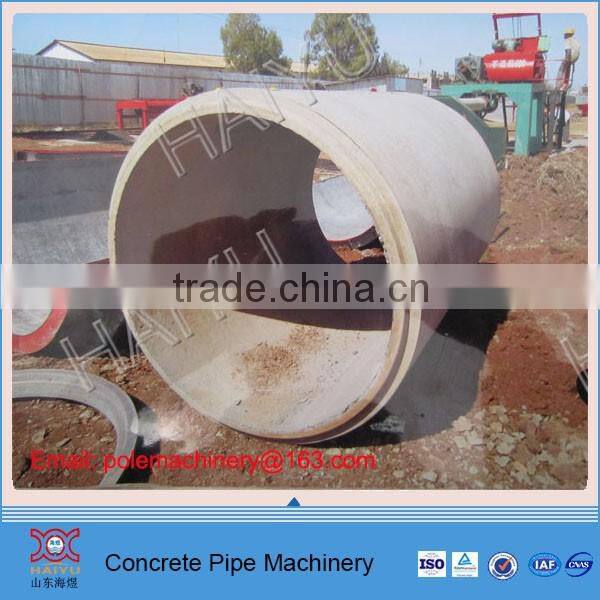 Diameter 300-600 concrete culvert pipe machine