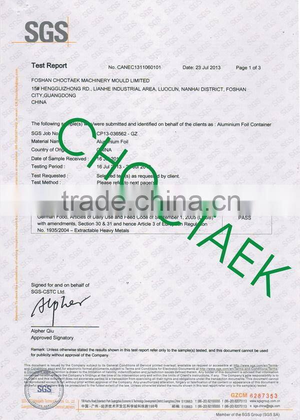 CHINA aluminium foil container production line CTJF-45T