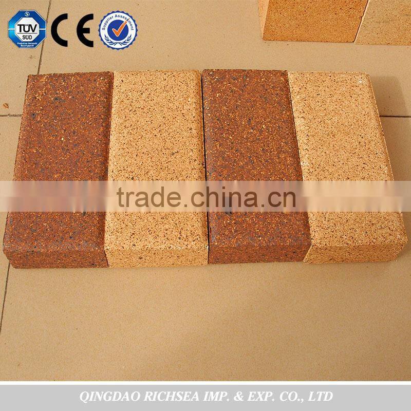High temperature sintered refractory brick