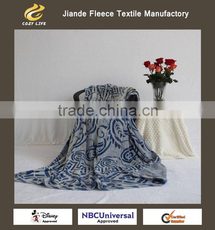 China blanket factory Ultra Super Soft Velvet Throw all sizes with cutting polyester flannel Fleece Plush Luxury BLANKET