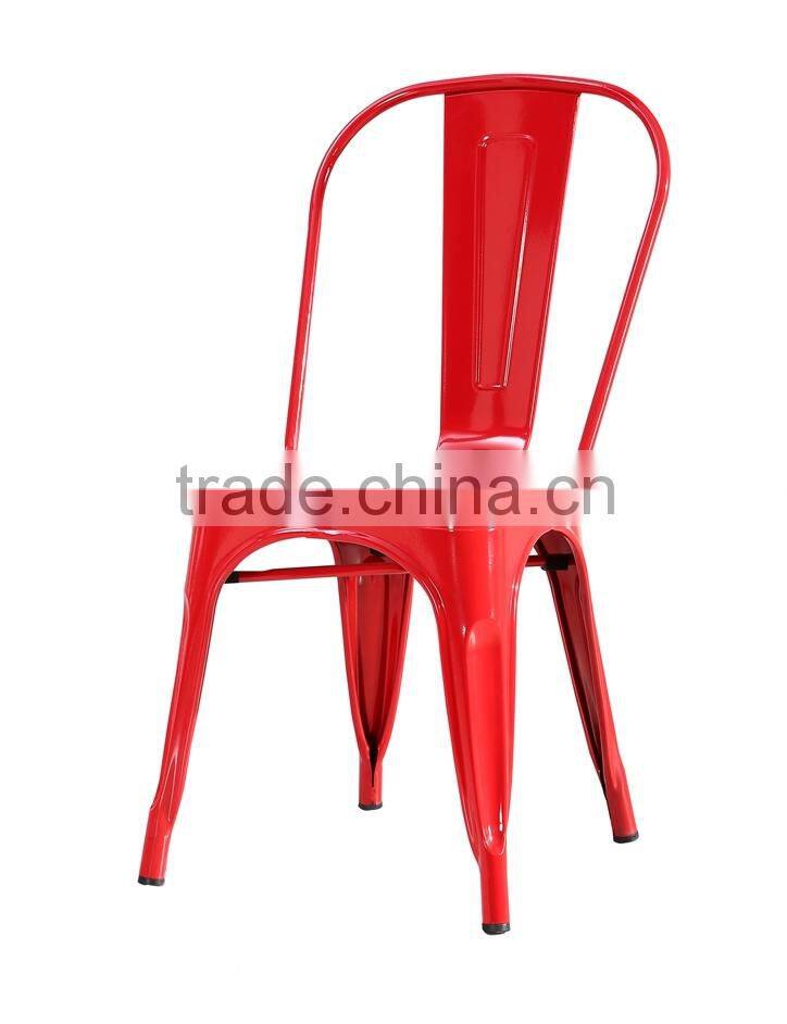 Wholesale Restaurant Stackable Metal Chair Retro Chairs For Sale