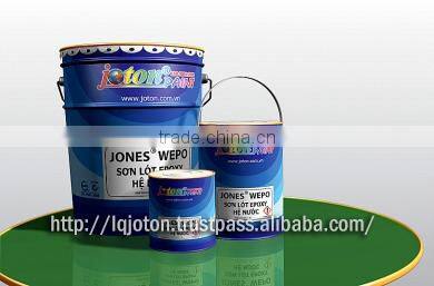 Water based epoxy Primer, stand humidity, chemicals, alkalization, NON-TOXIC for Concrete Floor JONES WEPO