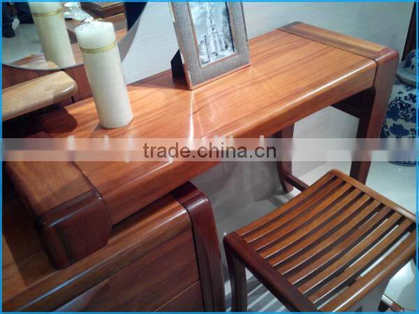 dresser table with mirror / luxury whole solid phoebe wood furniture / multifunctional antique bedroom furniture 3101