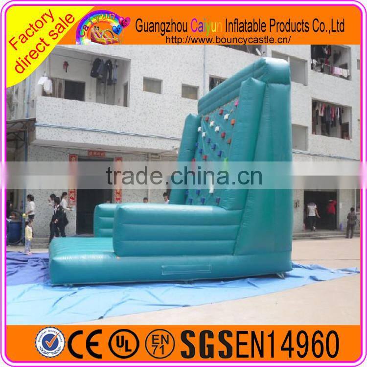 Hot sale inflatable climbing wall for kids and adults