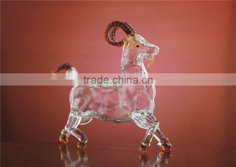 2016 New Style Professional Design Customization Eco-Friendly Clear Glass Bottle For Wine And Alcohol