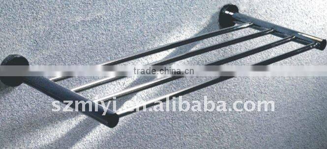 Single tier chrome towel rail