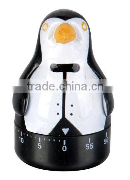 China supplier ROHS mechanical kitchen penguin shape Timer